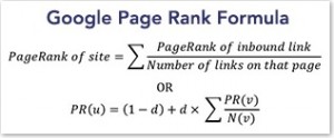 Google PageRank Formula